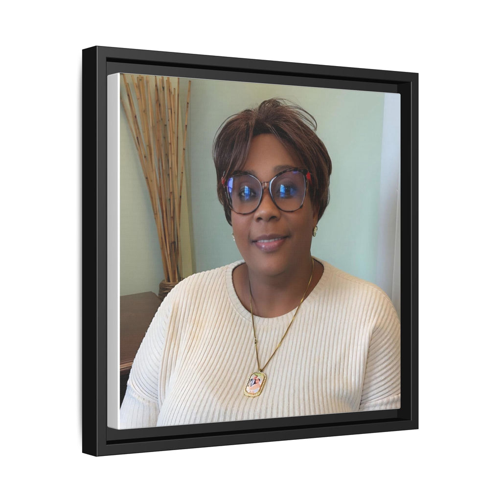 Framed Matte Canvas Portrait Print — Personalized Wall Art Gift