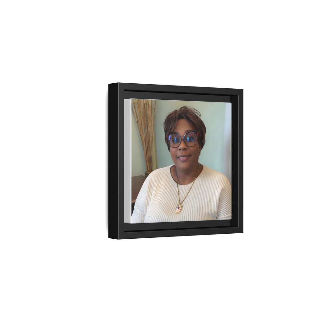 Framed Matte Canvas Portrait Print — Personalized Wall Art Gift