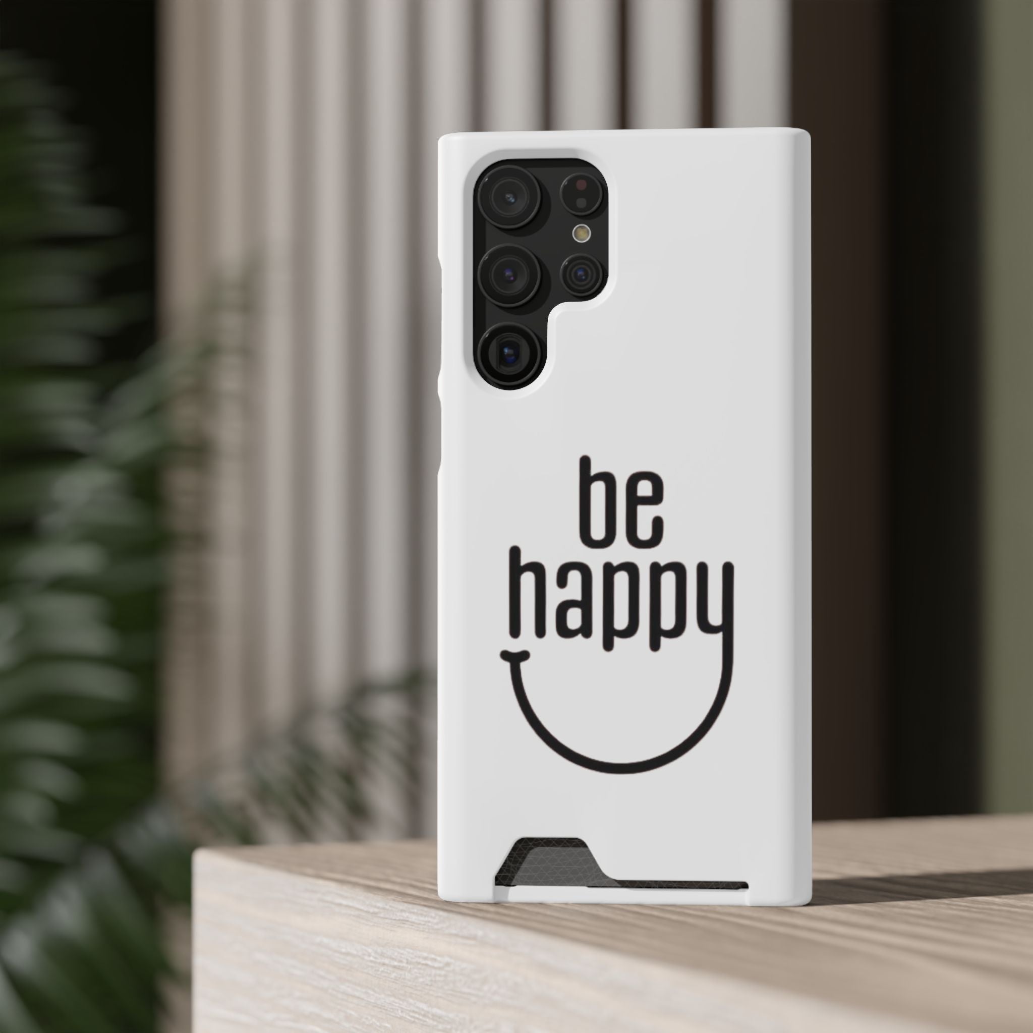 Minimal White Wallet Phone Case