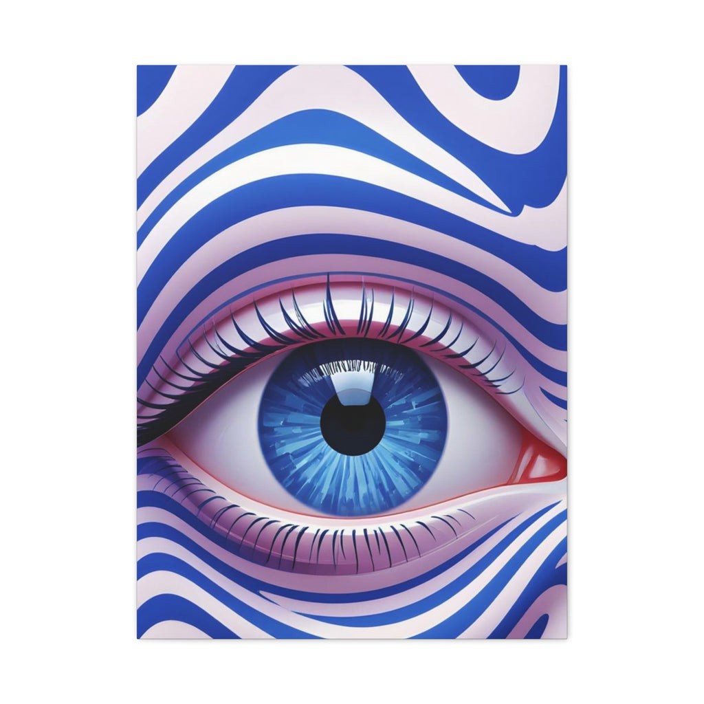 Eye-Catching Canvas Wall Art, Bohemian Home Decor, Unique Gift for Art Lovers, Funky Room Accents, Modern Wall Decor