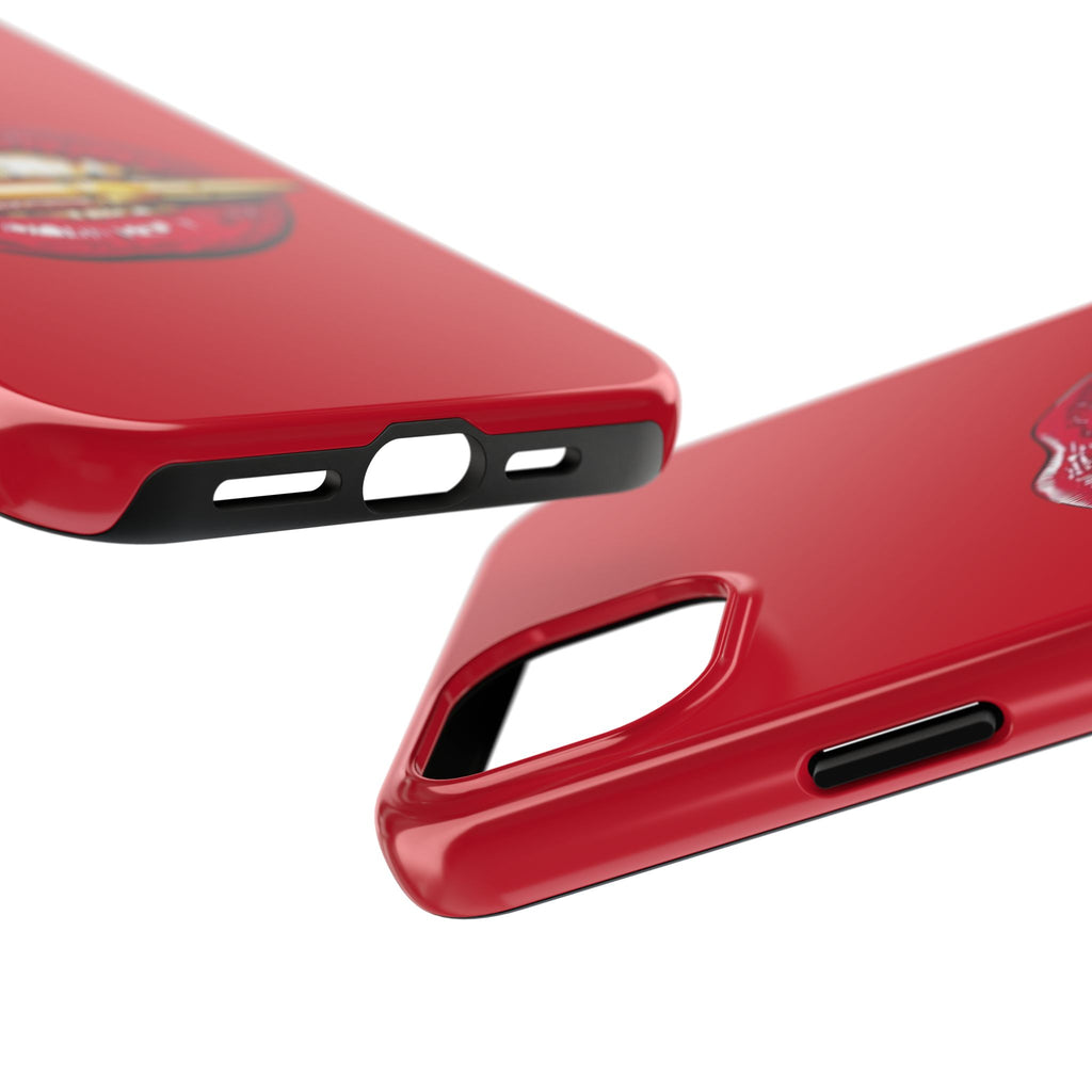 Bold Lipstick Phone Case - Tough Cover for Trendsetters, Vibrant Red Phone Skin, Fashionable Phone Accessory, Unique Gift for Her, [...]