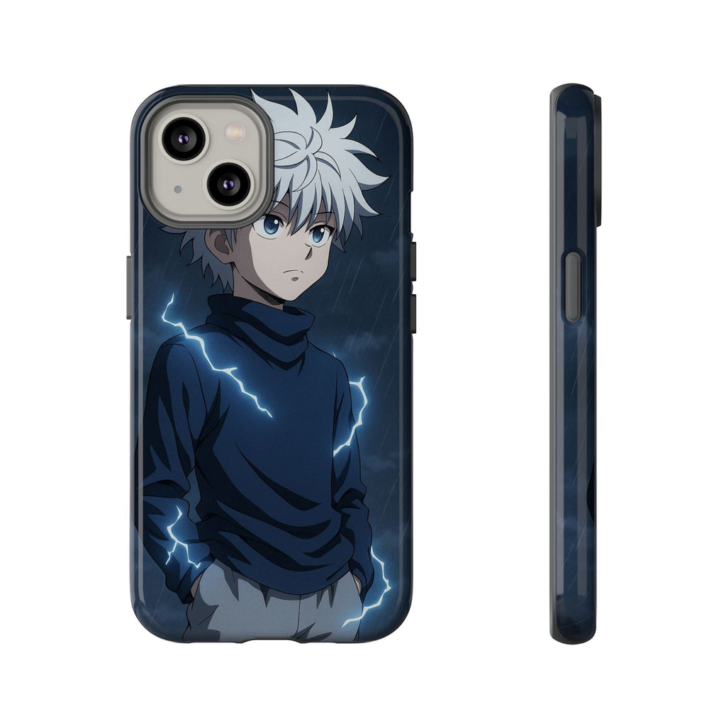 Anime Phone Case Featuring Lightning Design,