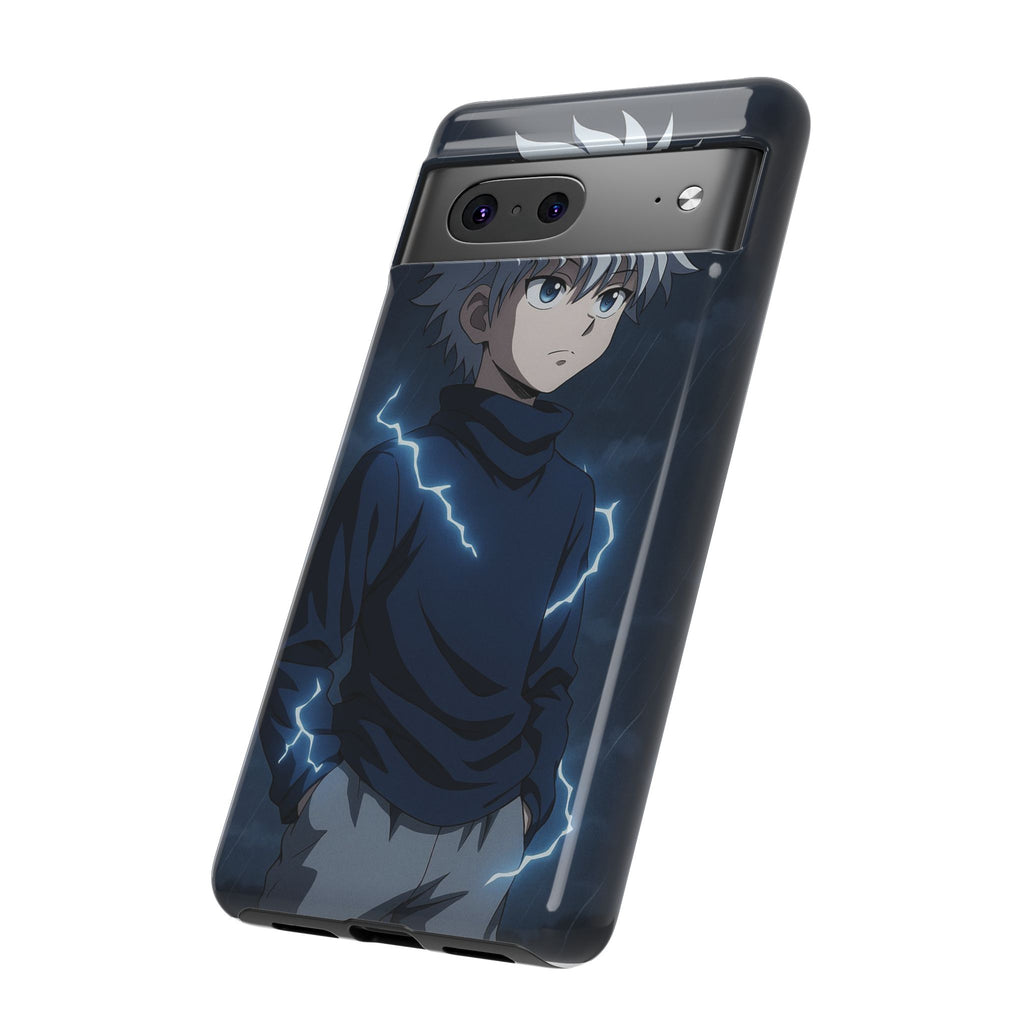 Anime Phone Case Featuring Lightning Design,