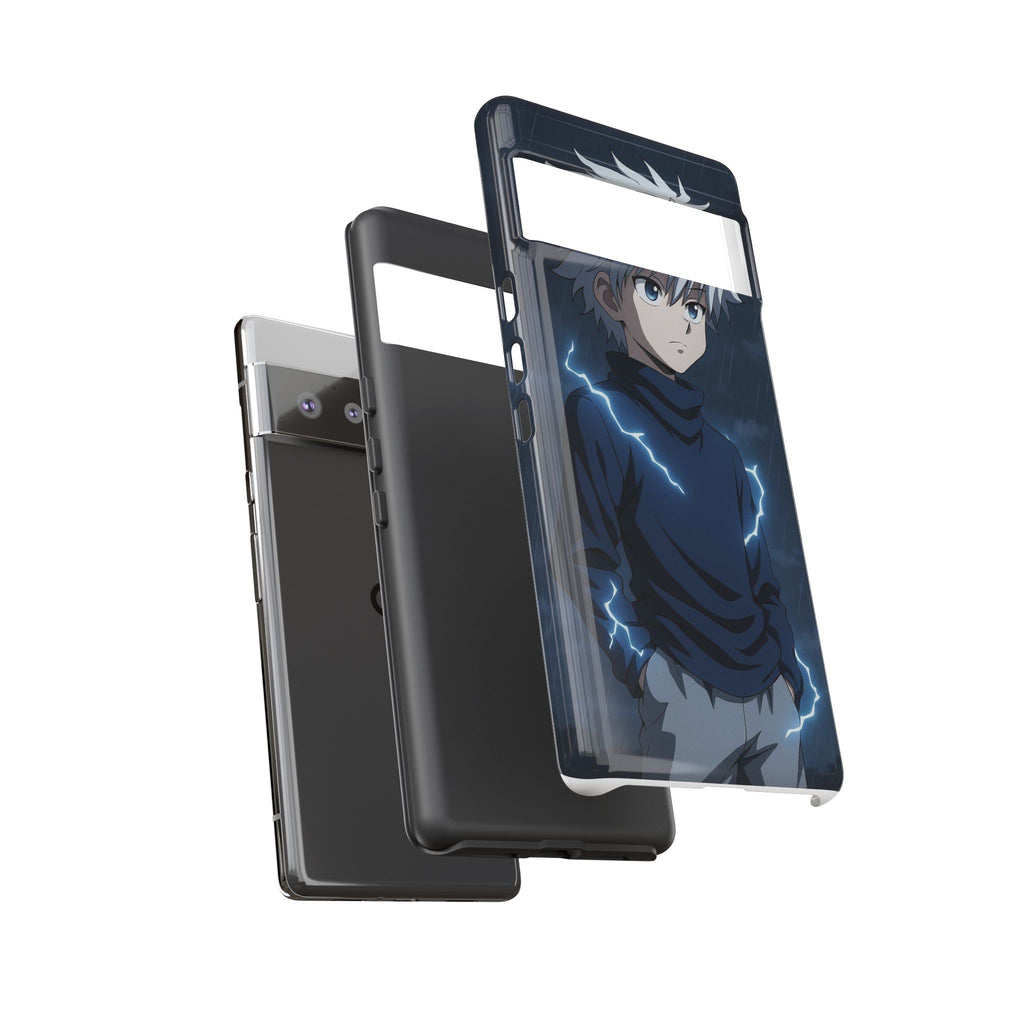 Anime Phone Case Featuring Lightning Design,