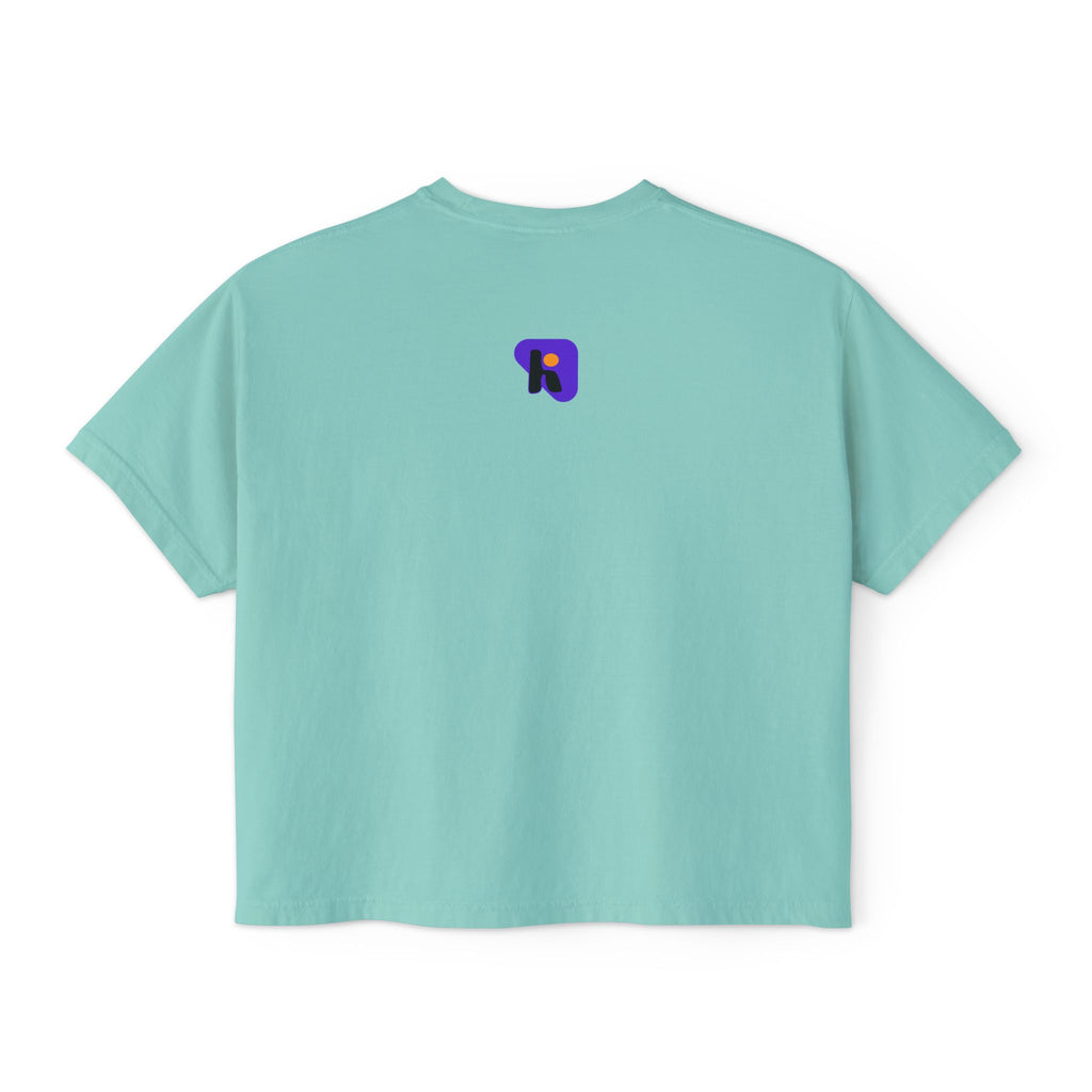 It's Not That Deep Retro Women's Boxy Tee