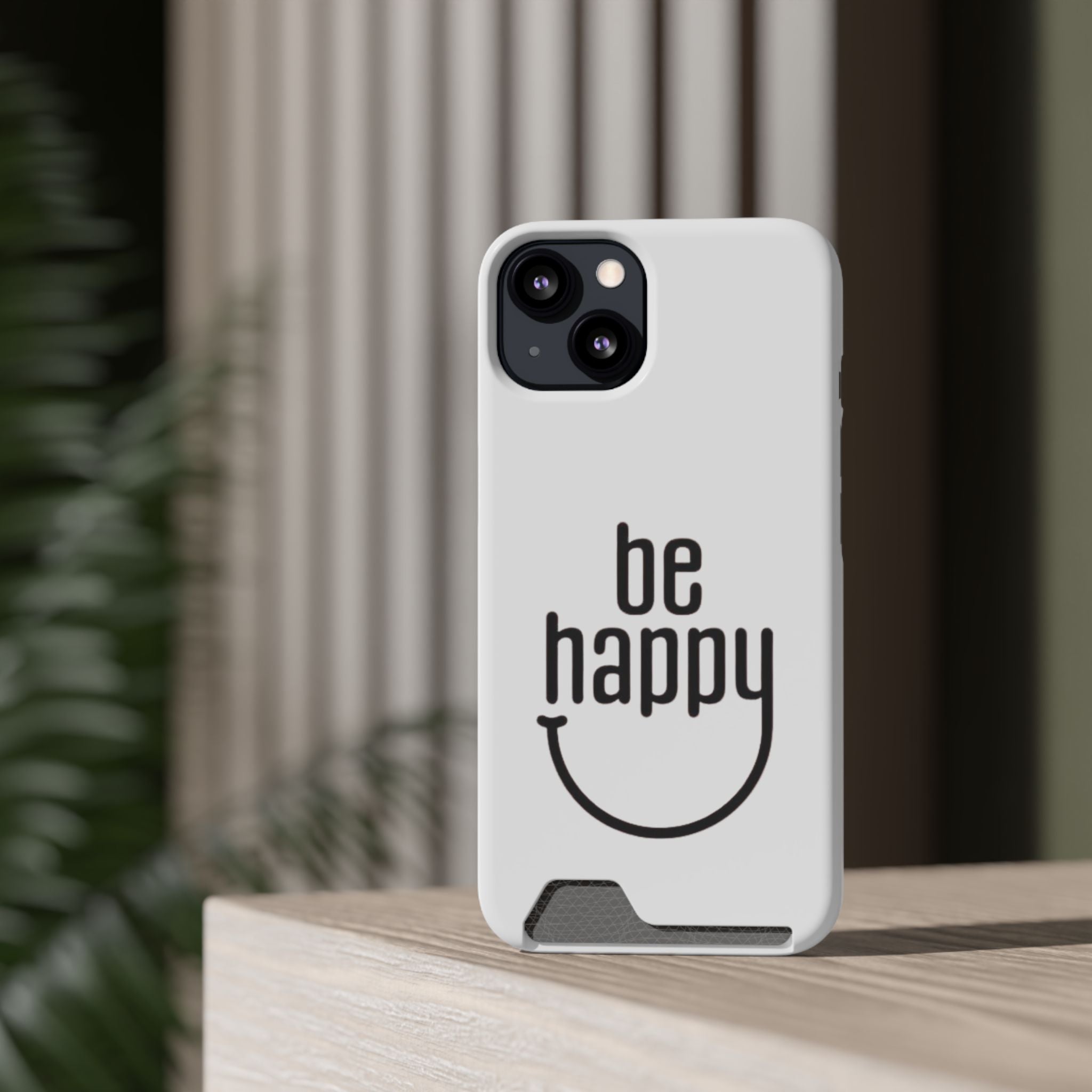 Minimal White Wallet Phone Case