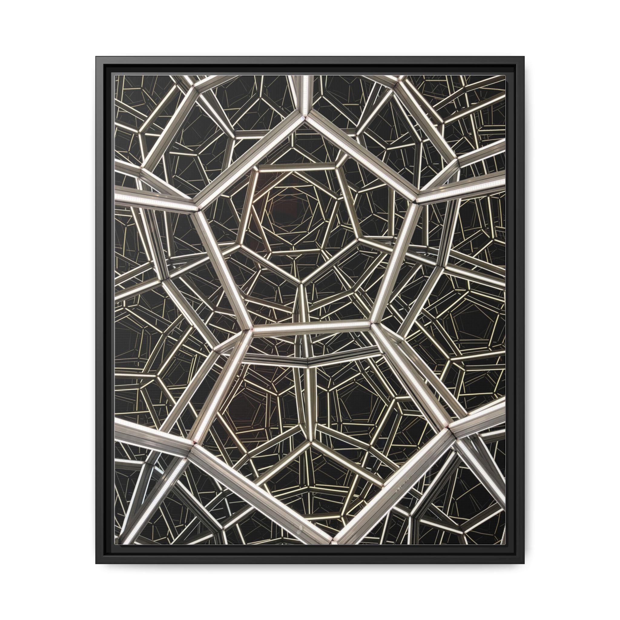 Framed Wall Art Print, Modern Geometric Canvas, Abstract Home Decor, Unique Gift, Stylish Office Art, Contemporary Room Decor