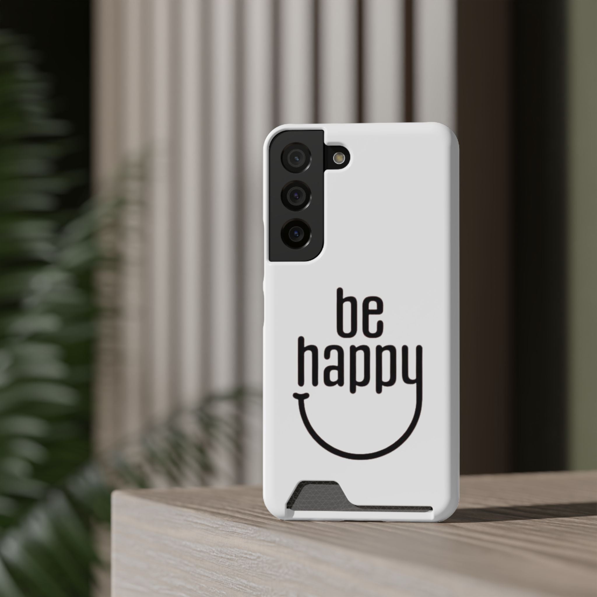 Minimal White Wallet Phone Case