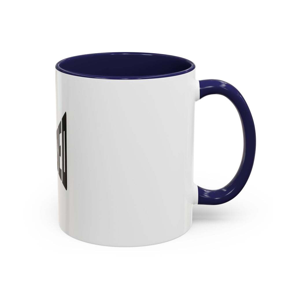 Blessed Coffee Mug — Bold Black Typography Ceramic Mug (11/15 oz)