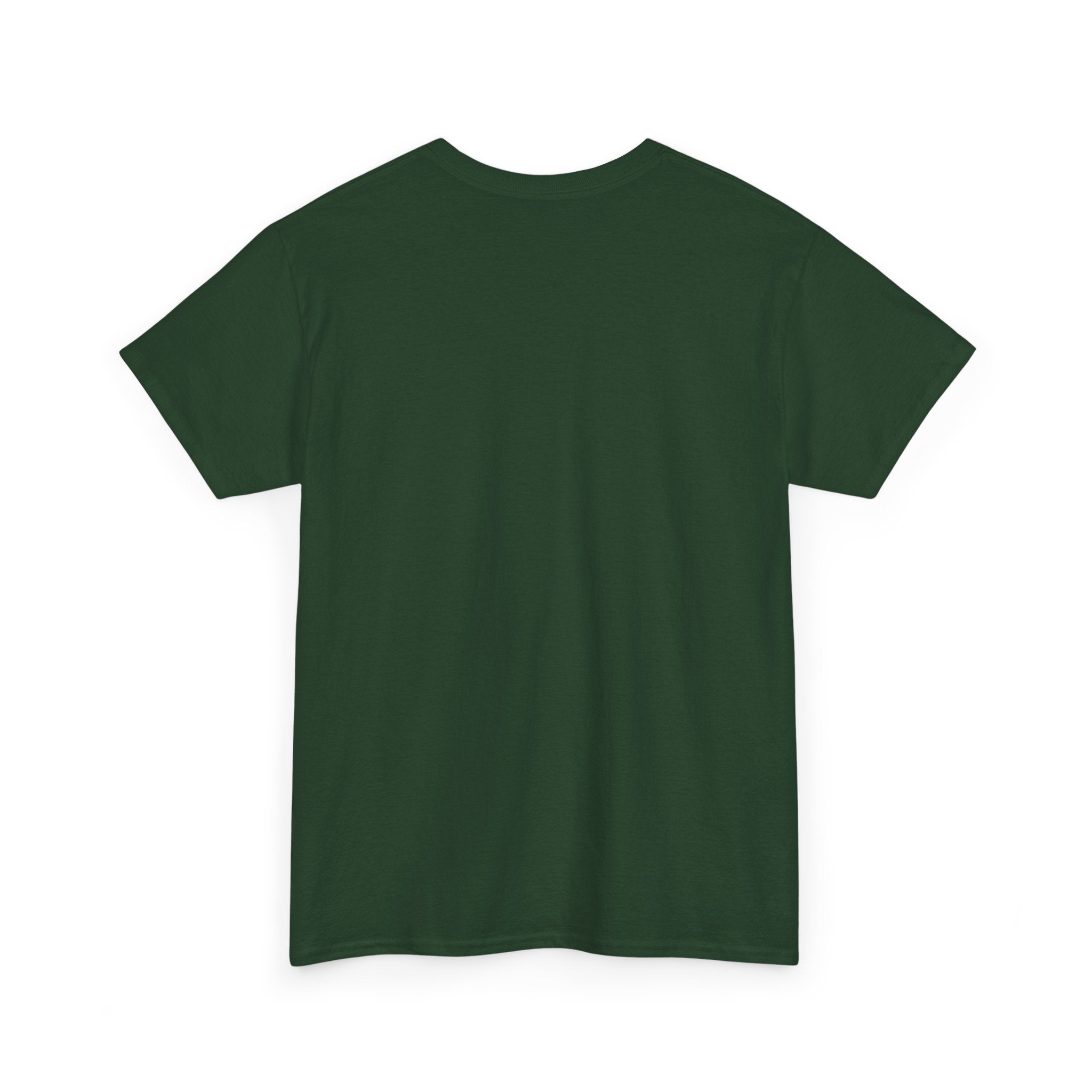 Striped Sweater Balloon Tee — Minimalist Red Balloon Graphic T-Shirt