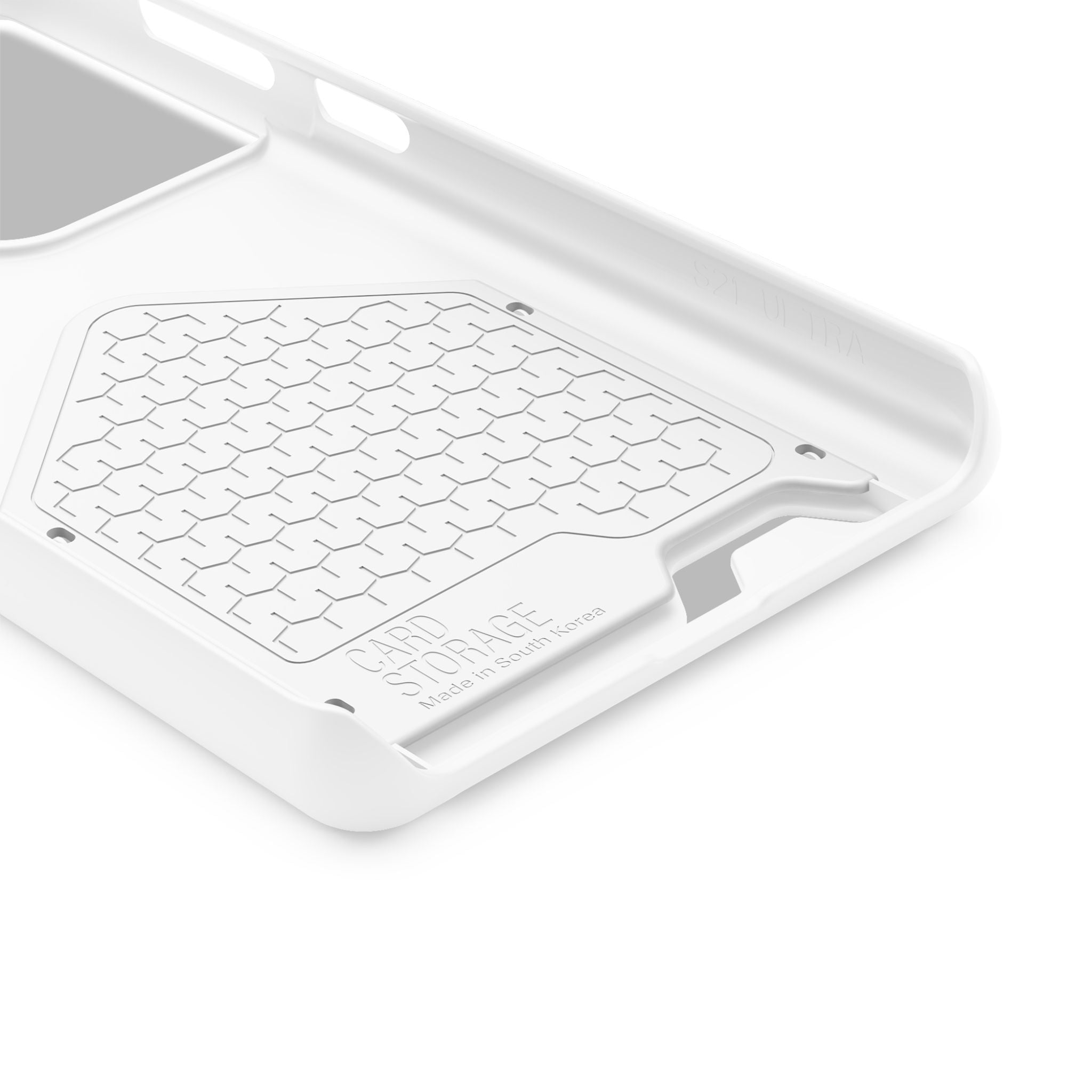 Minimal White Wallet Phone Case