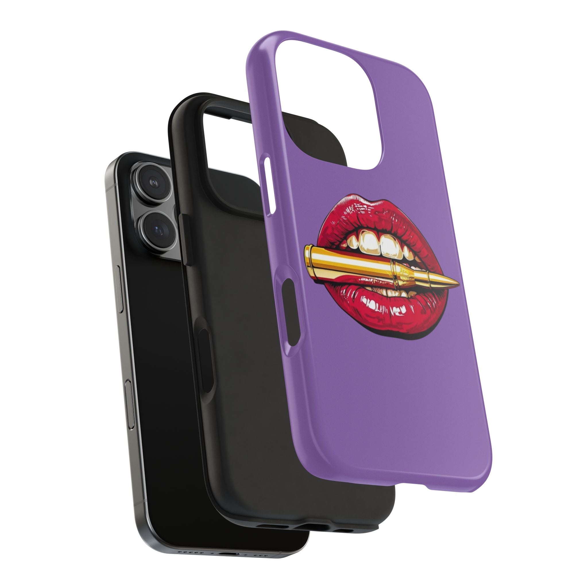 Bold Lipstick Phone Cases | Stylish Tough Cases, Phone Accessories, Birthday Gifts, Trendy Cell Phone Covers, Fashionable Tech Gear