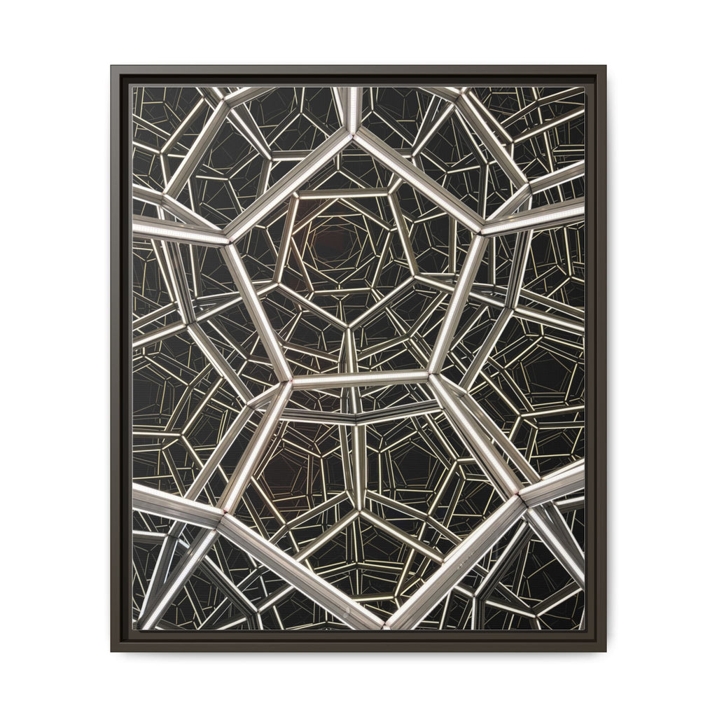 Framed Wall Art Print, Modern Geometric Canvas, Abstract Home Decor, Unique Gift, Stylish Office Art, Contemporary Room Decor