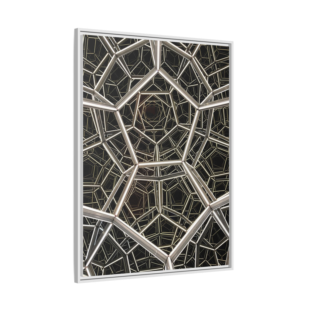 Framed Wall Art Print, Modern Geometric Canvas, Abstract Home Decor, Unique Gift, Stylish Office Art, Contemporary Room Decor