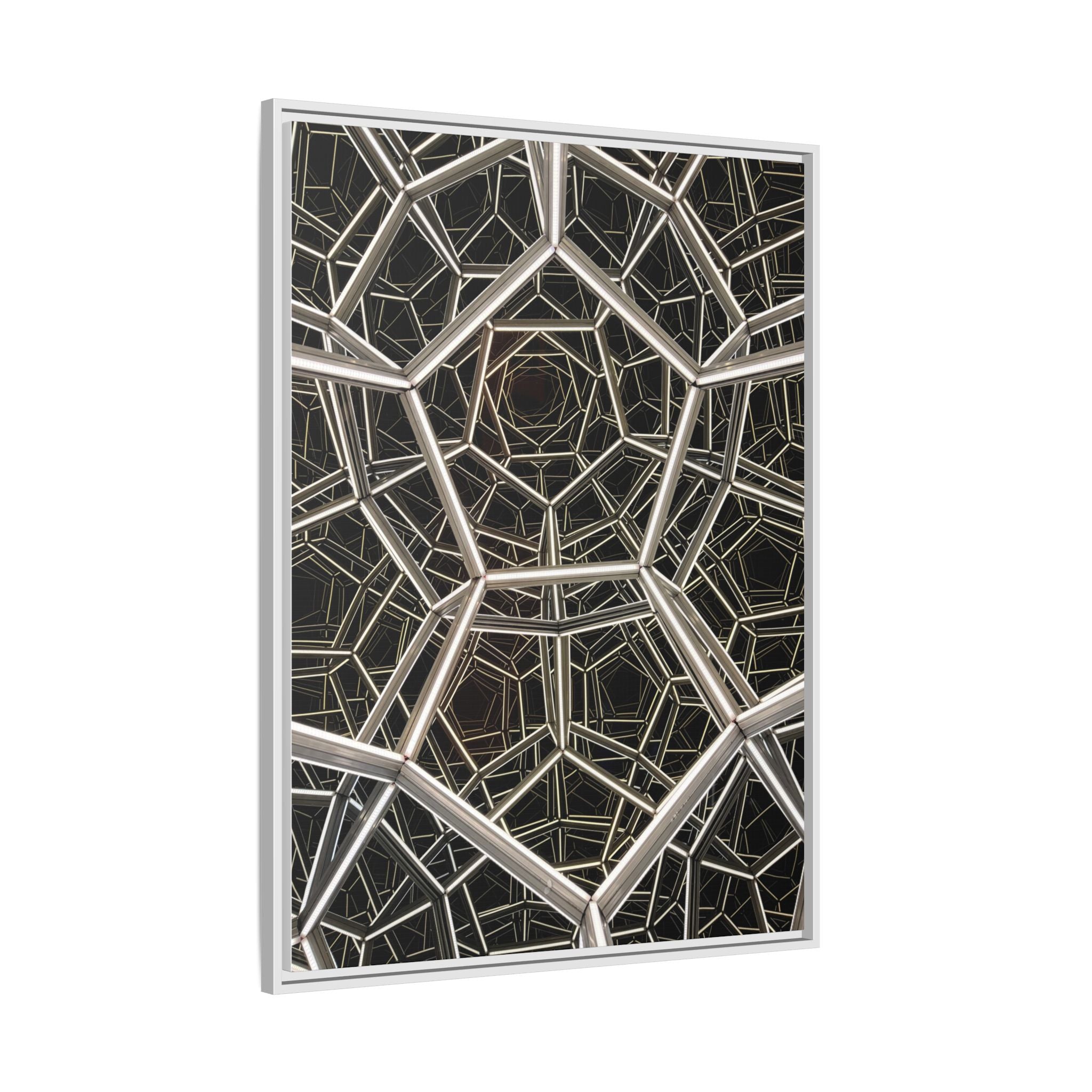 Framed Wall Art Print, Modern Geometric Canvas, Abstract Home Decor, Unique Gift, Stylish Office Art, Contemporary Room Decor