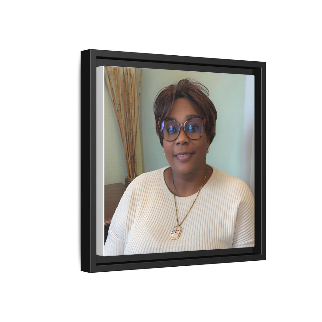 Framed Matte Canvas Portrait Print — Personalized Wall Art Gift