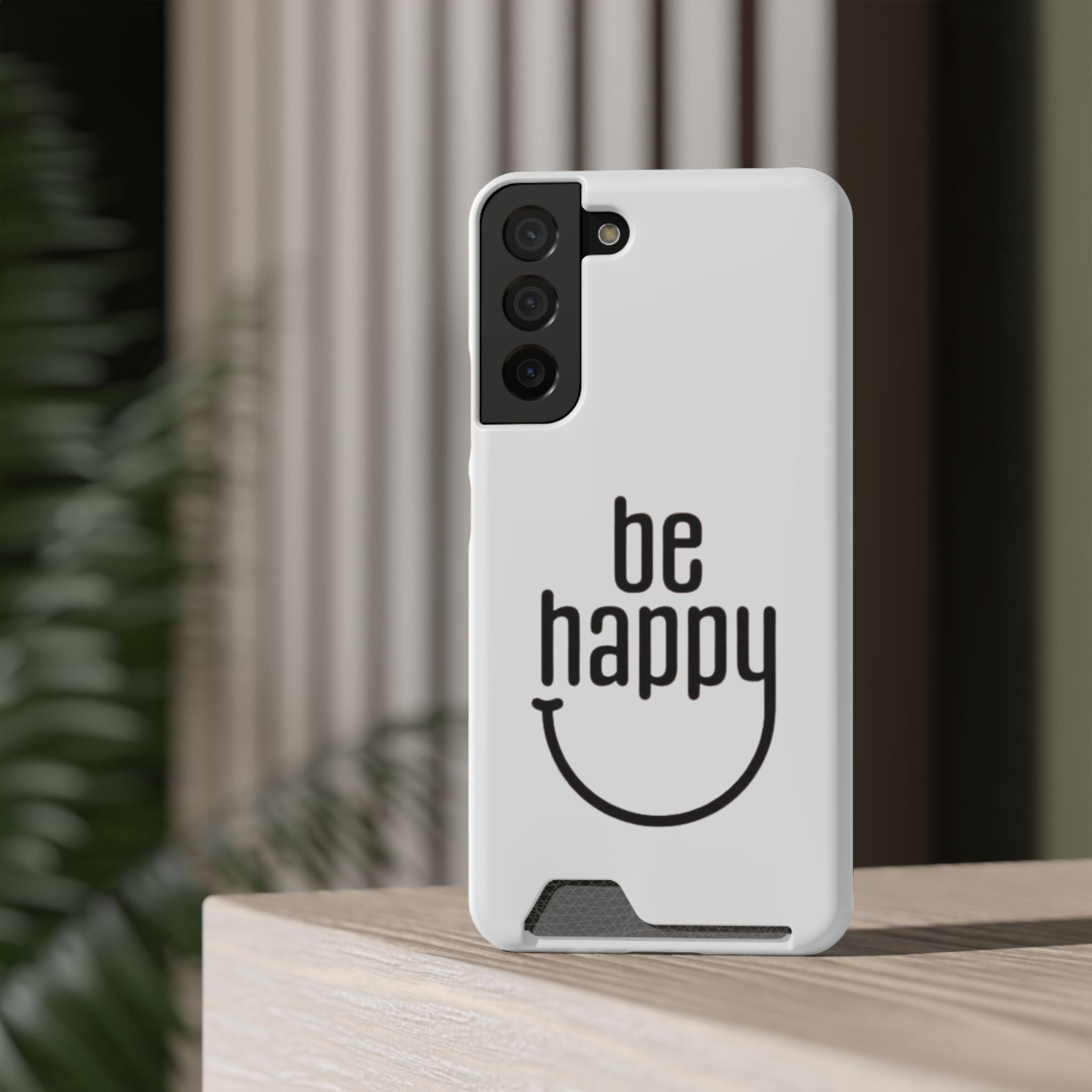 Minimal White Wallet Phone Case