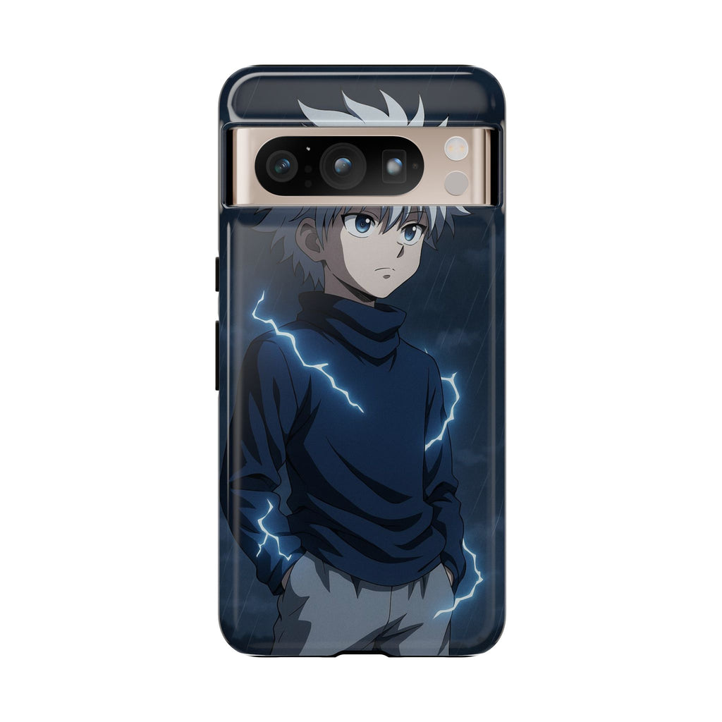 Anime Phone Case Featuring Lightning Design,