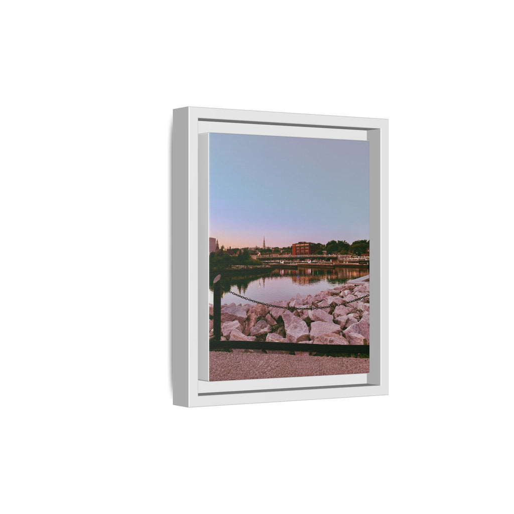 Tranquil Harbor Sunset Wall Art