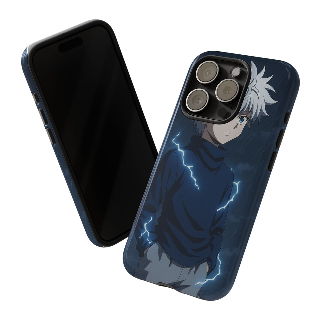 Anime Phone Case Featuring Lightning Design,