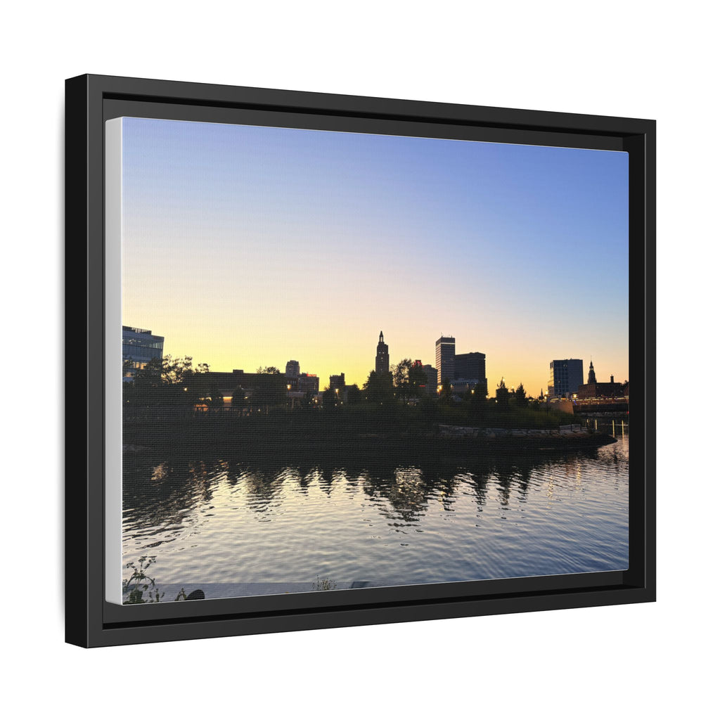 City Skyline Sunset Wall Art