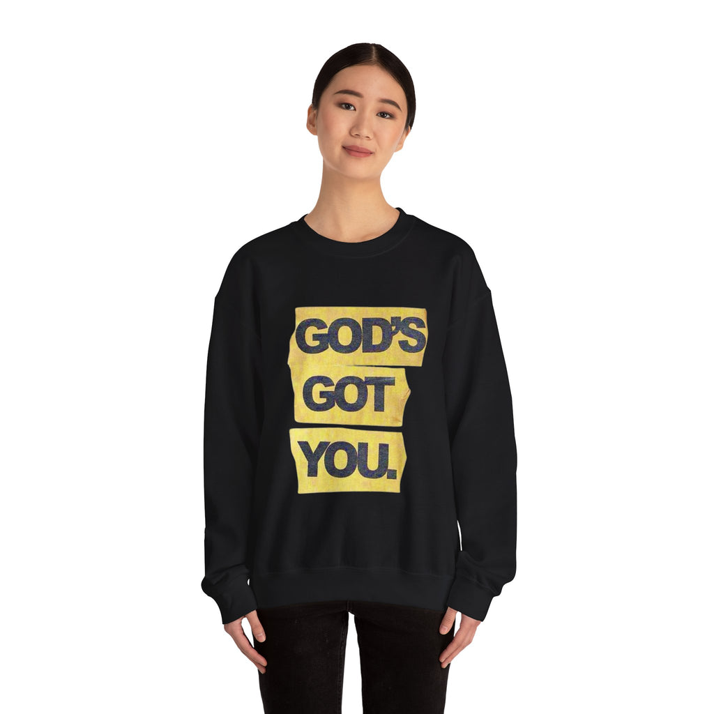 God's Got You Crewneck Sweatshirt, Inspirational Gift, Unisex Sweatshirt, Motivational Fashion, Encouragement Apparel, Cozy Everyday Wear