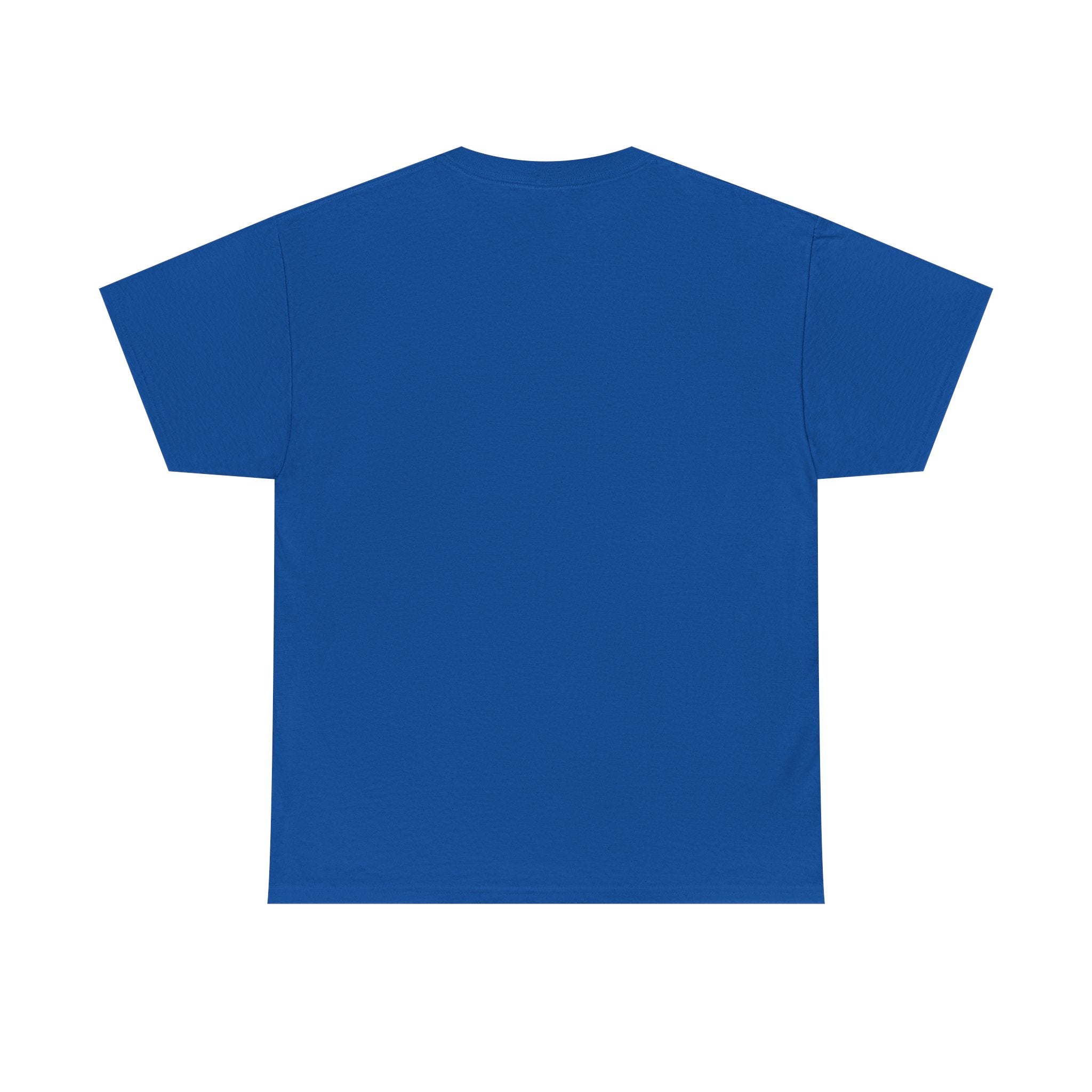 Striped Sweater Balloon Tee — Minimalist Red Balloon Graphic T-Shirt