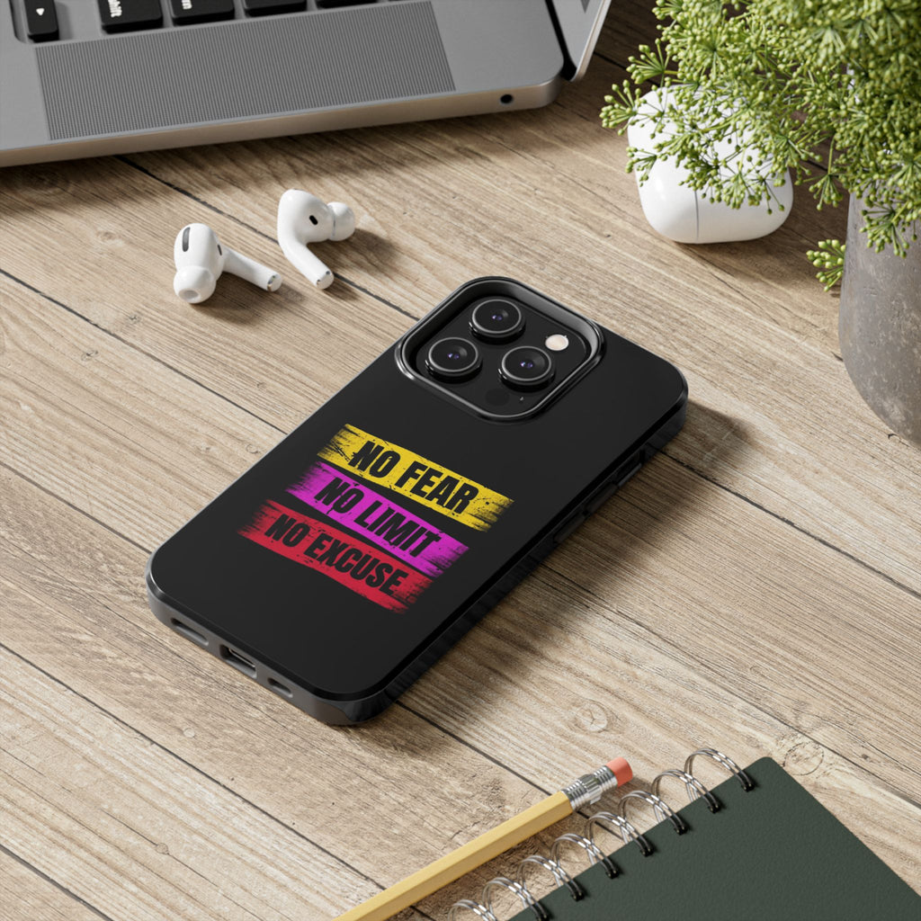 Bold Motivational Phone Cases, Inspirational Cases for Grit, Tough Phone Covers, Fitness Gifts, Empowerment Cases