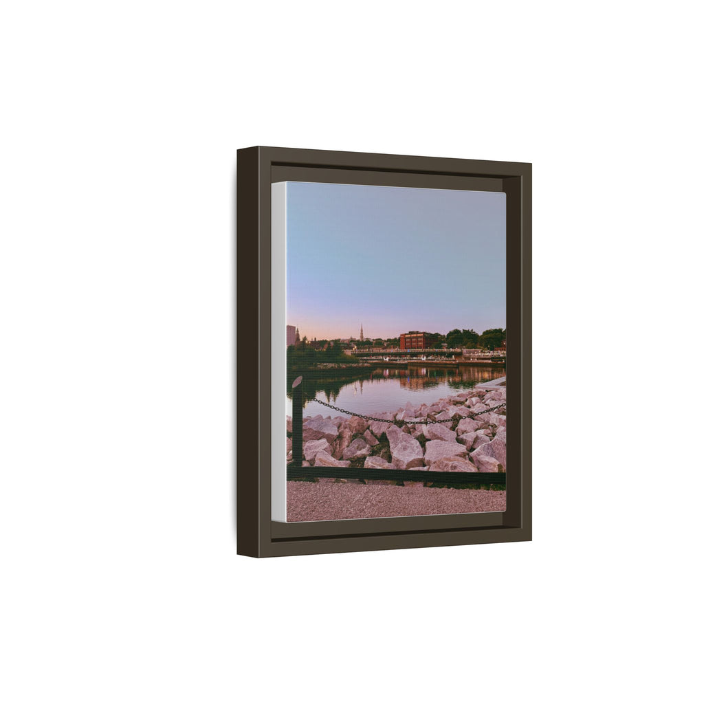 Tranquil Harbor Sunset Wall Art