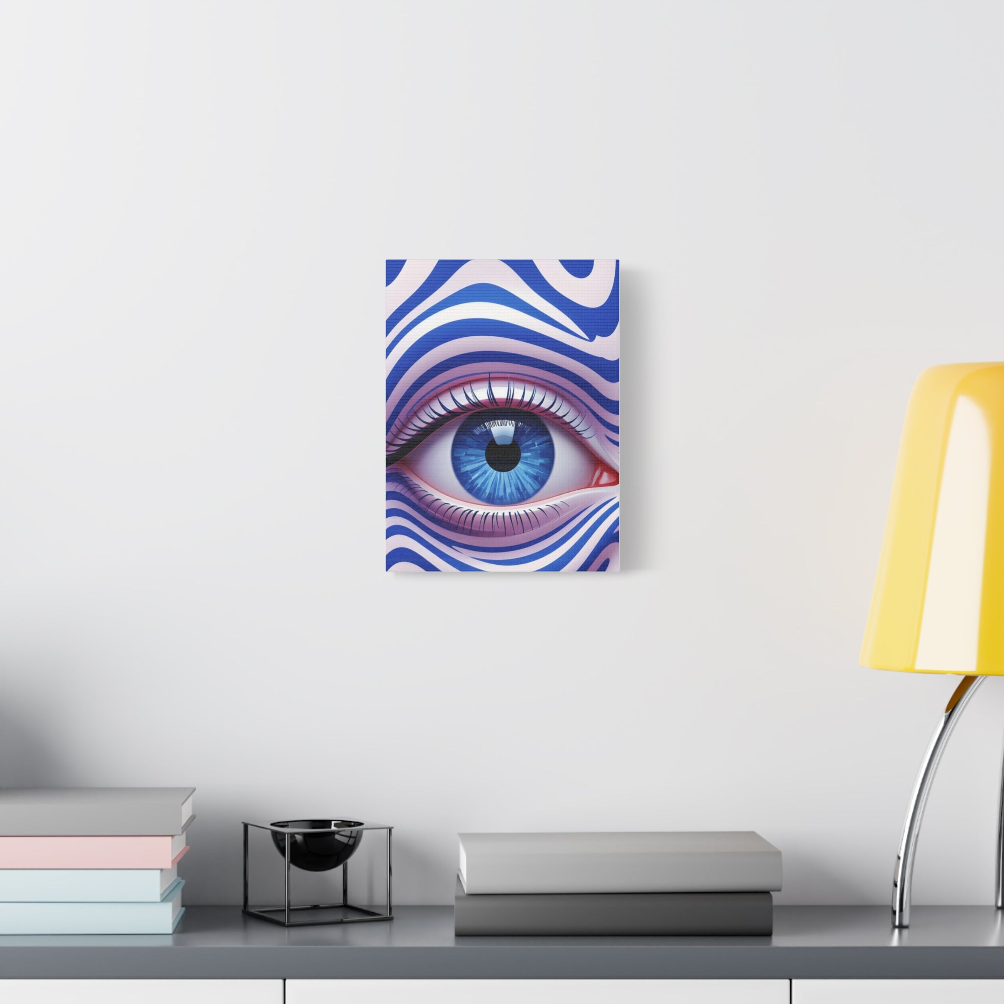 Eye-Catching Canvas Wall Art, Bohemian Home Decor, Unique Gift for Art Lovers, Funky Room Accents, Modern Wall Decor