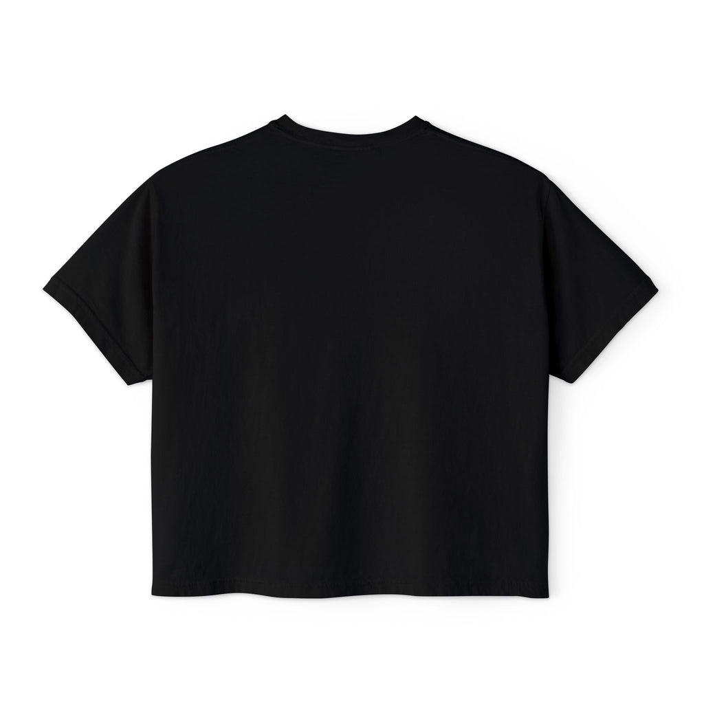 Earth Is Ghetto Women's Boxy Tee, Casual Graphic Tee, Streetwear Top, Trendy T-Shirt, Unique Gift Idea, Comfortable Everyday Wear