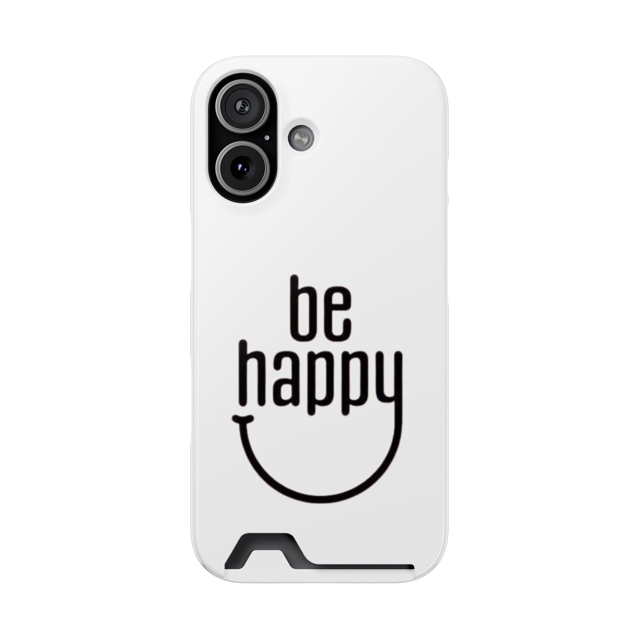 Minimal White Wallet Phone Case