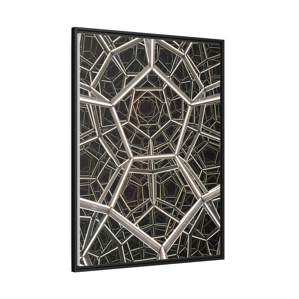 Framed Wall Art Print, Modern Geometric Canvas, Abstract Home Decor, Unique Gift, Stylish Office Art, Contemporary Room Decor