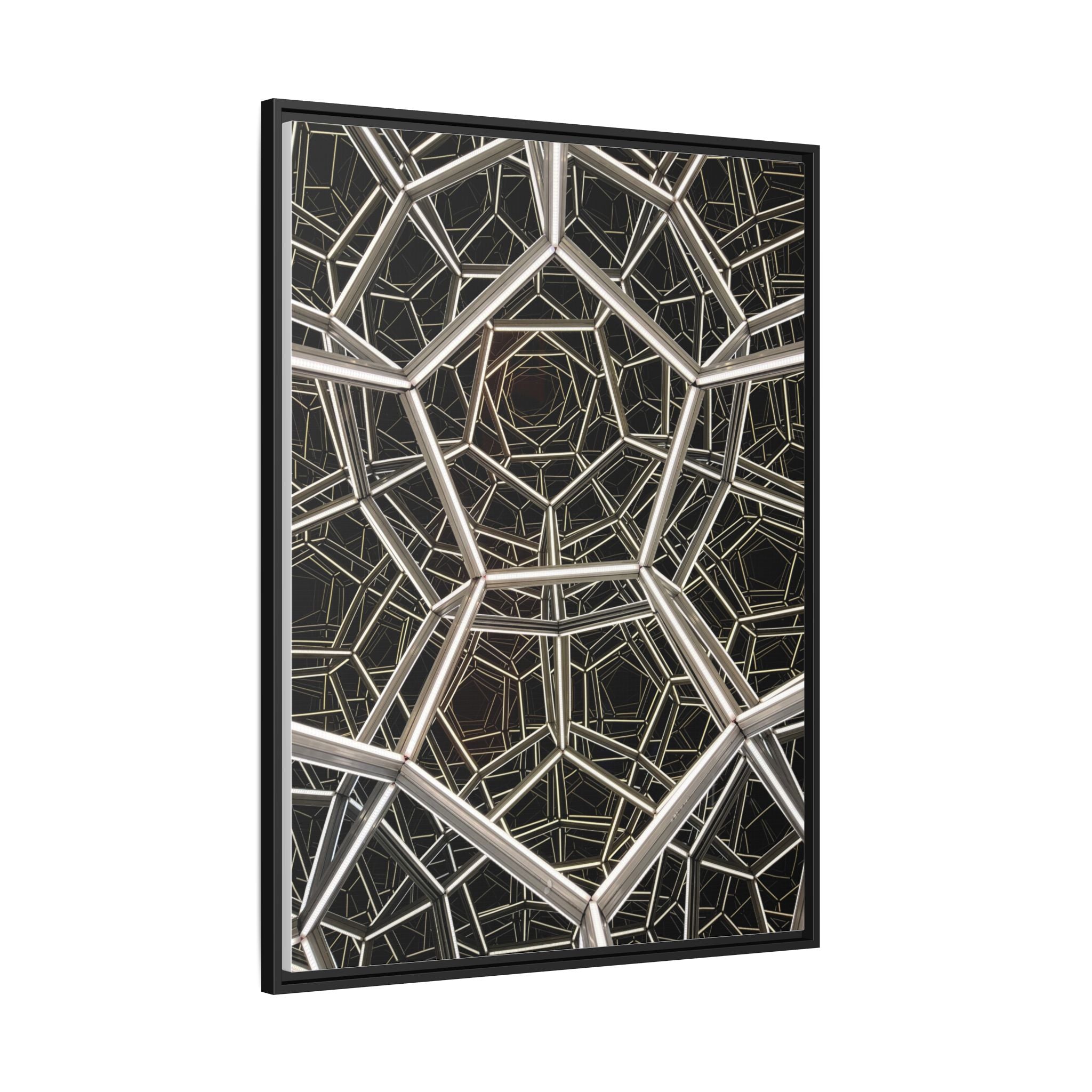 Framed Wall Art Print, Modern Geometric Canvas, Abstract Home Decor, Unique Gift, Stylish Office Art, Contemporary Room Decor
