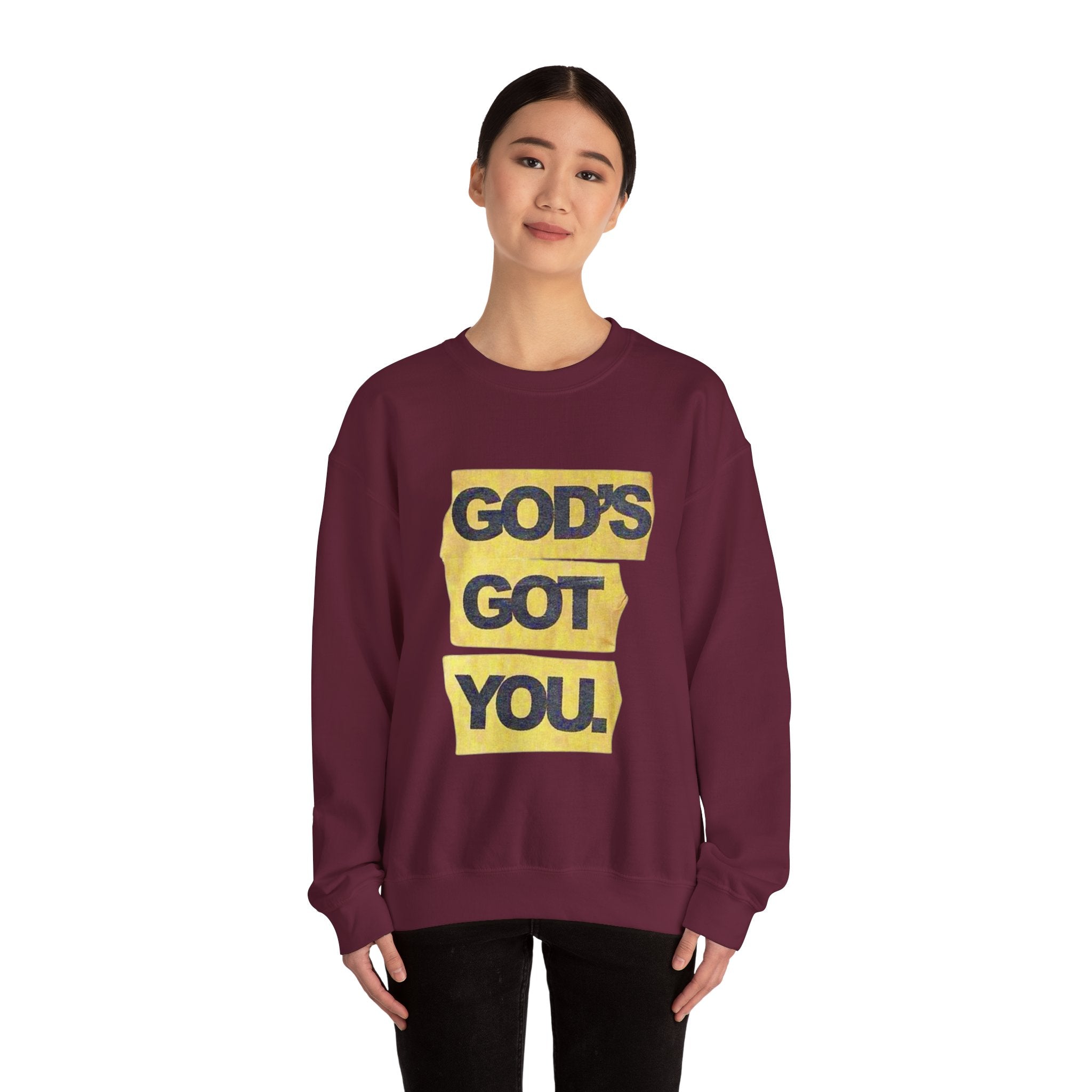 God's Got You Crewneck Sweatshirt, Inspirational Gift, Unisex Sweatshirt, Motivational Fashion, Encouragement Apparel, Cozy Everyday Wear