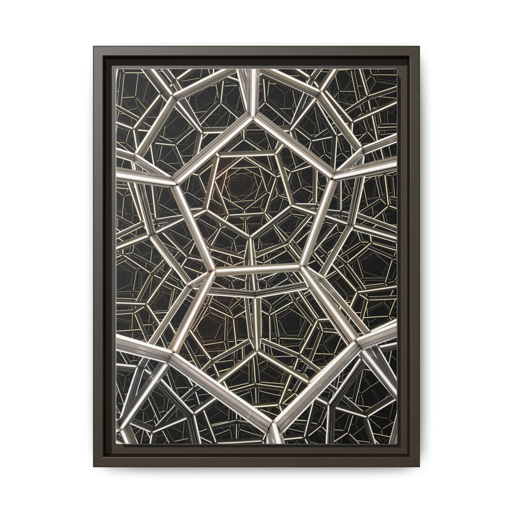 Framed Wall Art Print, Modern Geometric Canvas, Abstract Home Decor, Unique Gift, Stylish Office Art, Contemporary Room Decor