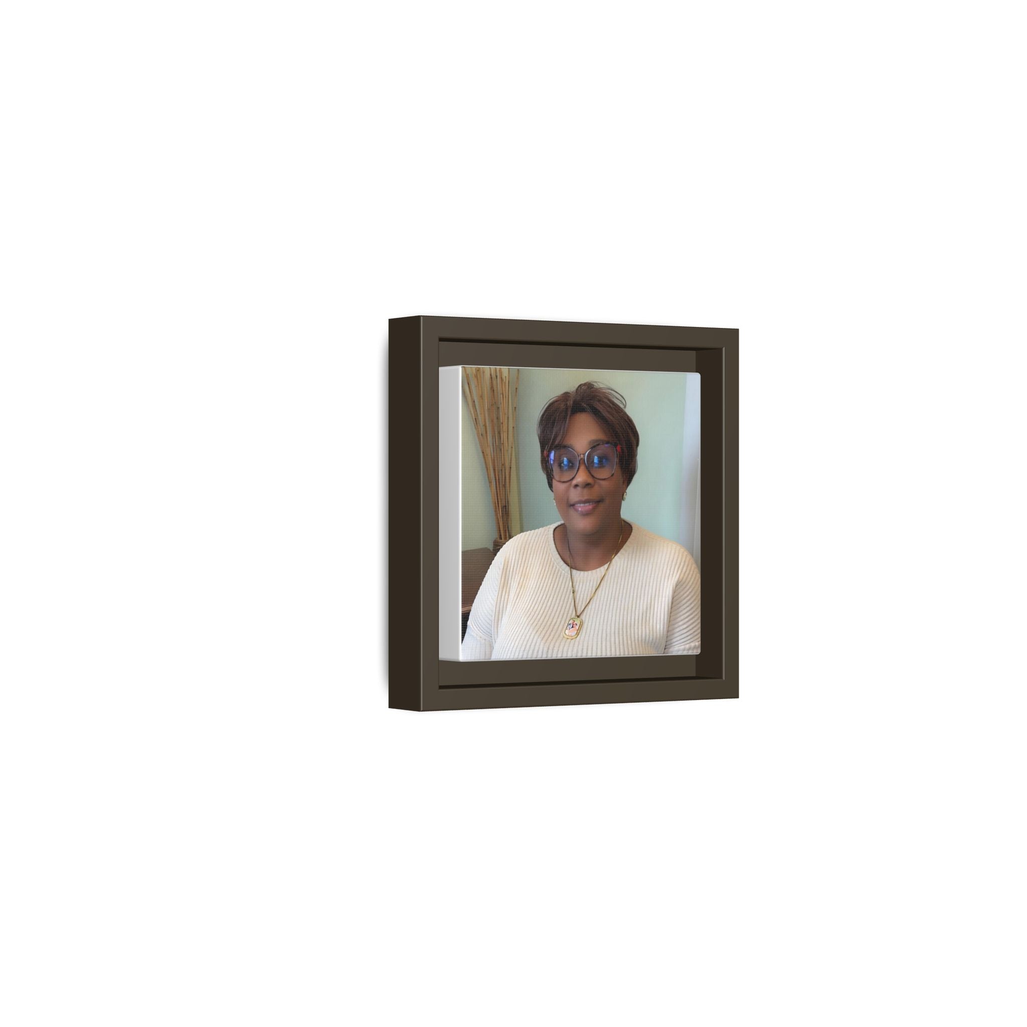 Framed Matte Canvas Portrait Print — Personalized Wall Art Gift
