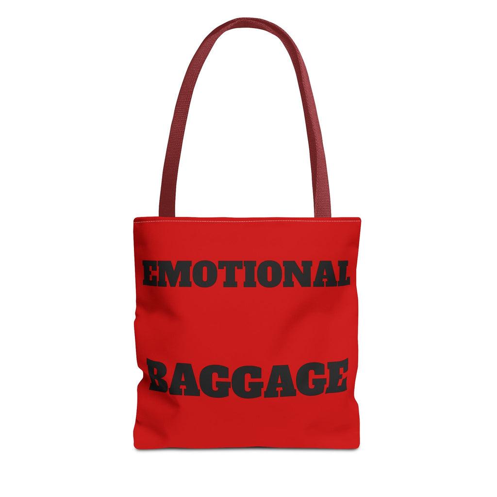 Emotional Baggage Tote Bag — Red Statement Shopper