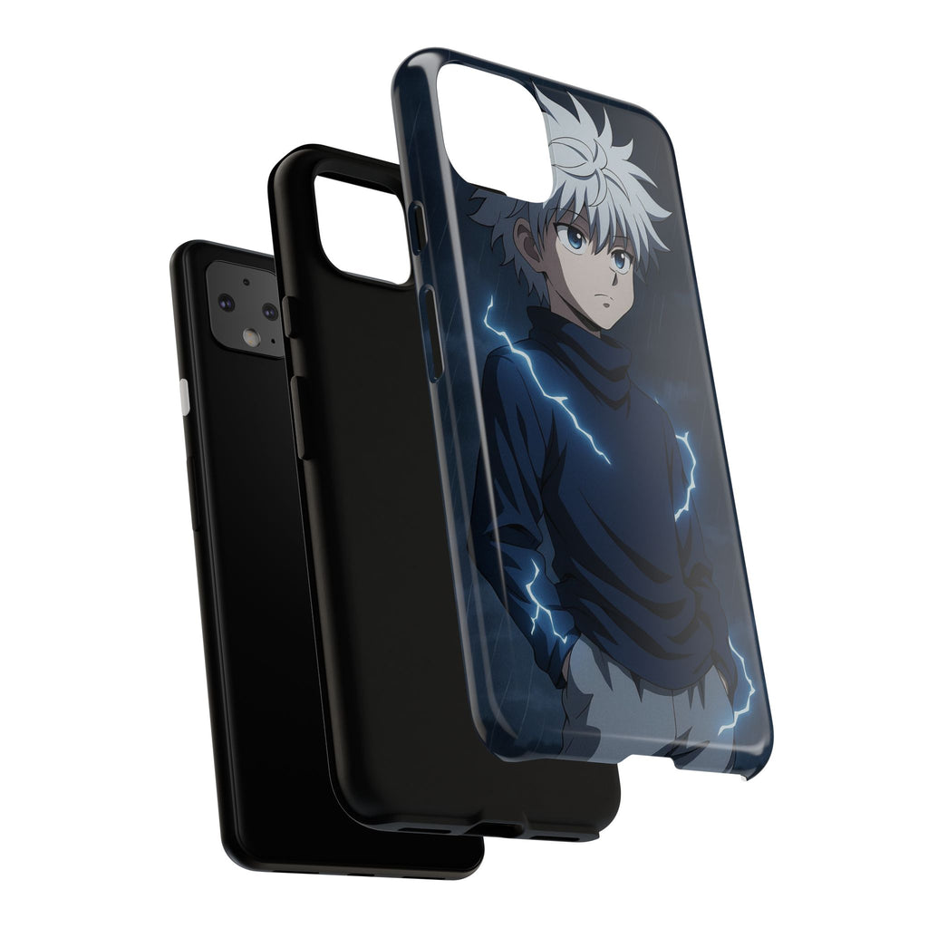 Anime Phone Case Featuring Lightning Design,