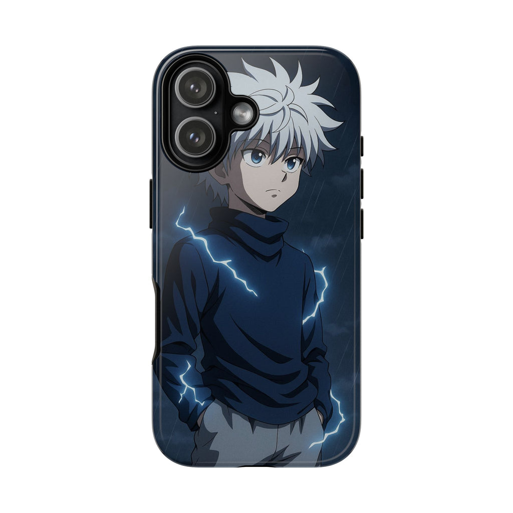 Anime Phone Case Featuring Lightning Design,