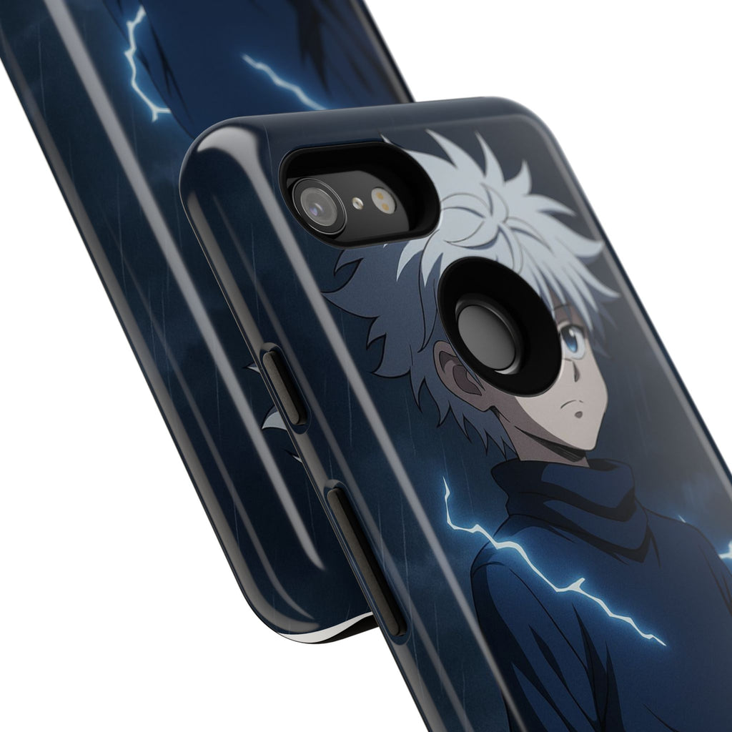 Anime Phone Case Featuring Lightning Design,