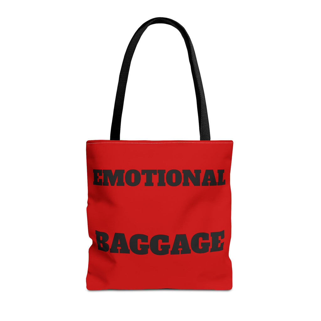 Emotional Baggage Tote Bag — Red Statement Shopper