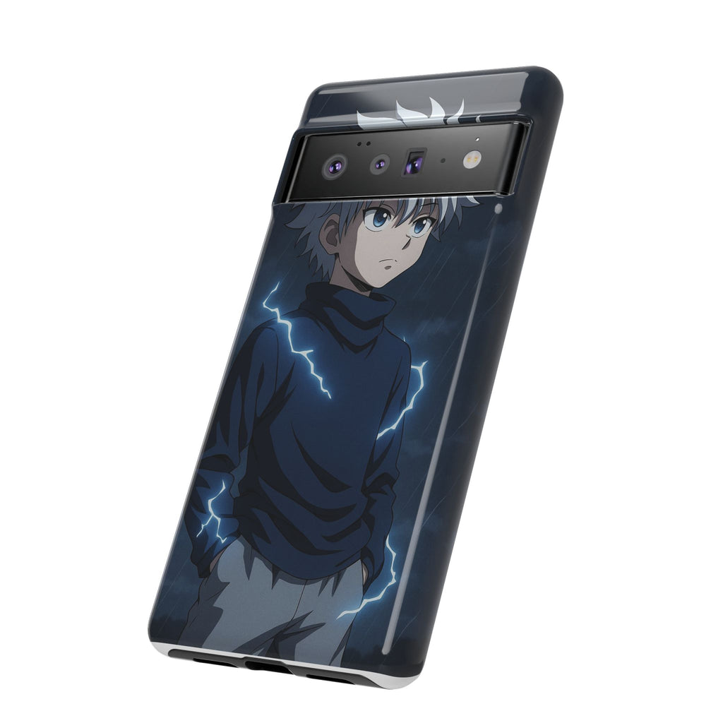 Anime Phone Case Featuring Lightning Design,