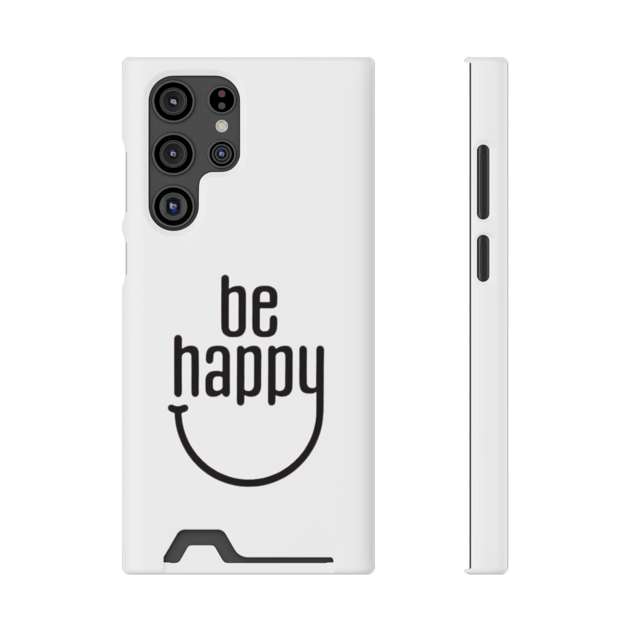 Minimal White Wallet Phone Case