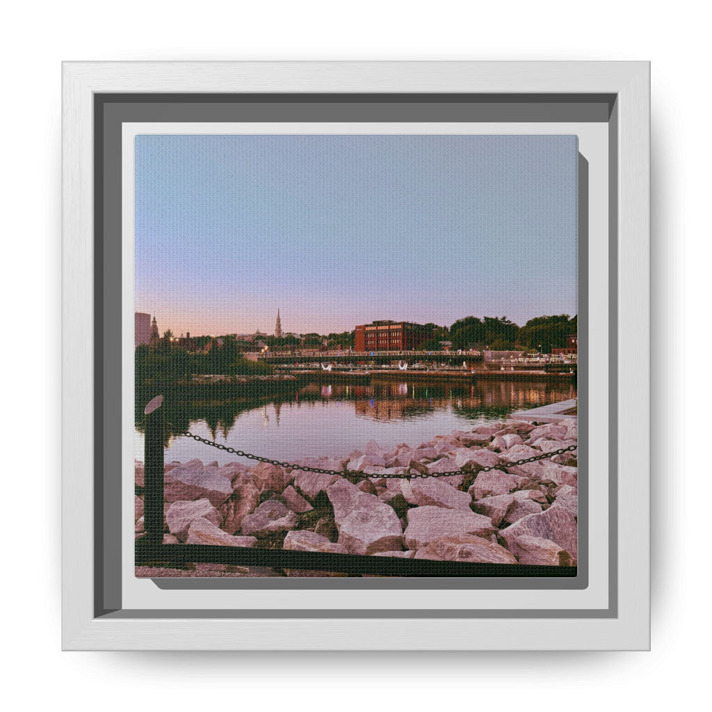 Tranquil Harbor Sunset Wall Art
