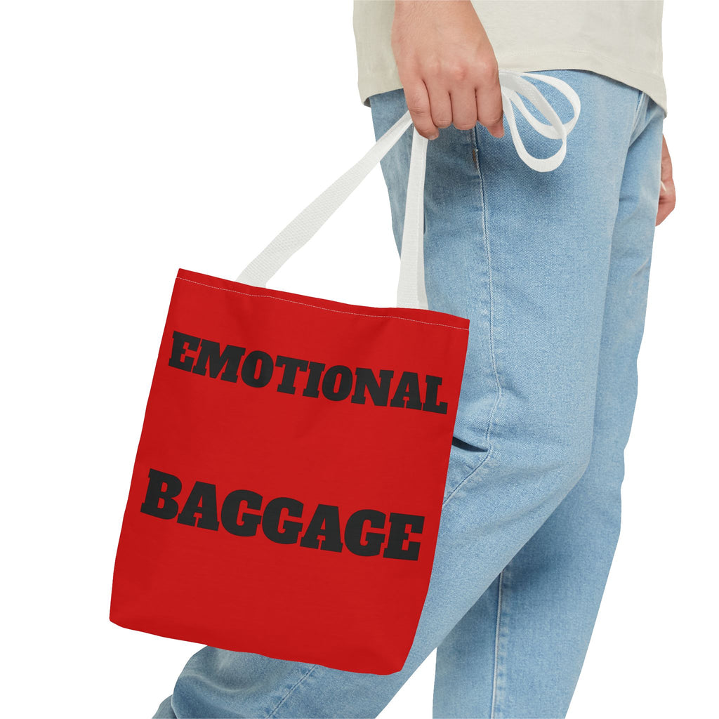 Emotional Baggage Tote Bag — Red Statement Shopper