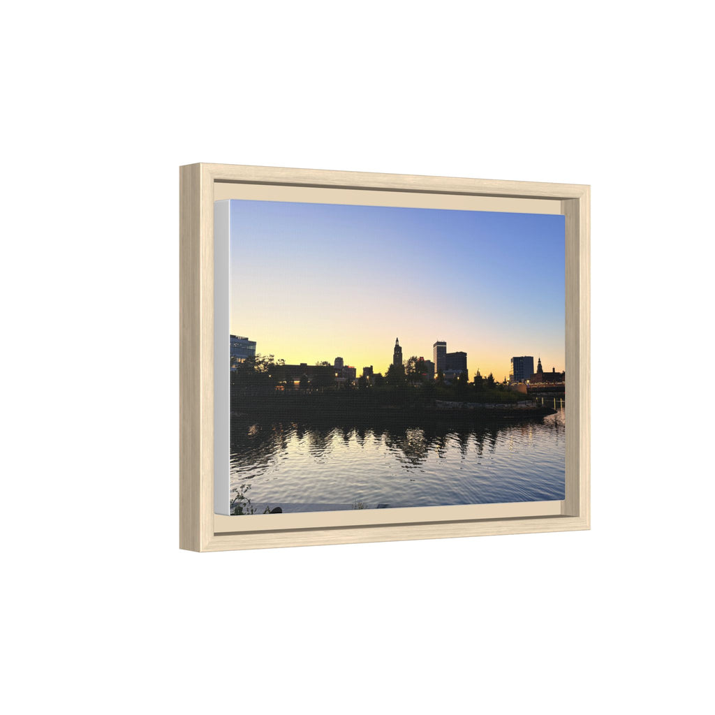 City Skyline Sunset Wall Art