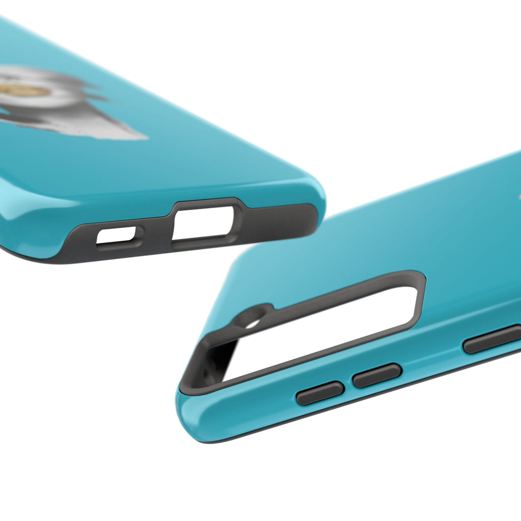Teal 'Golden Lips' Tough Phone Case