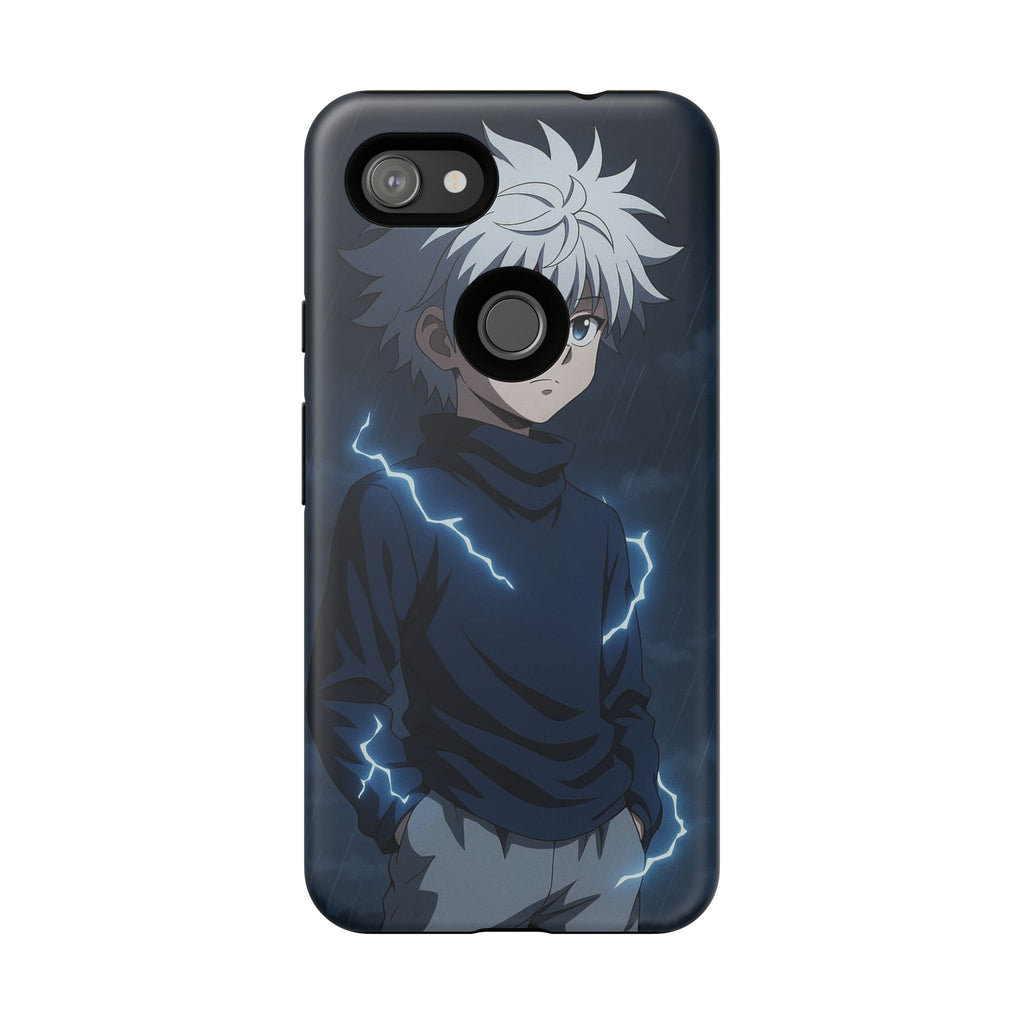 Anime Phone Case Featuring Lightning Design,