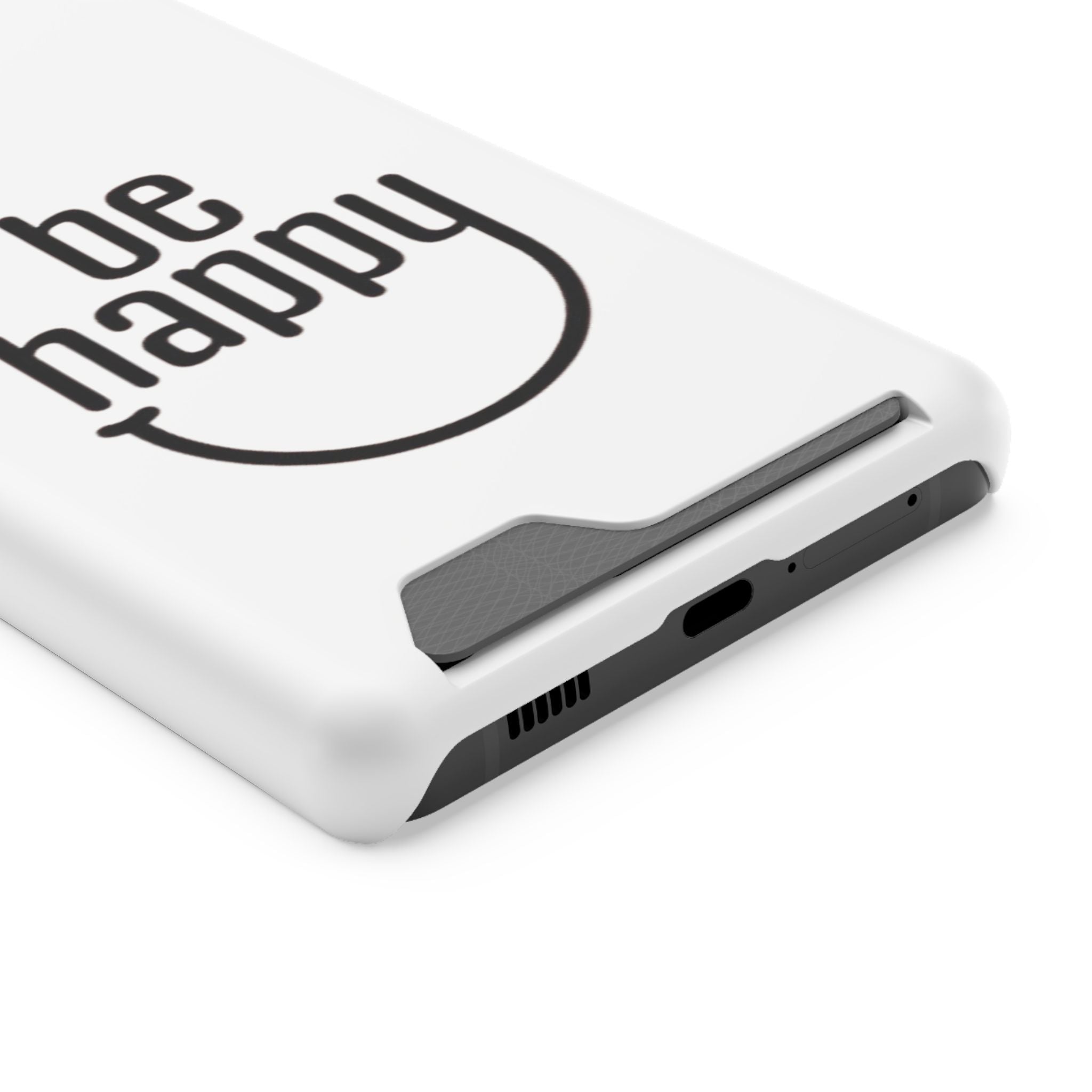 Minimal White Wallet Phone Case